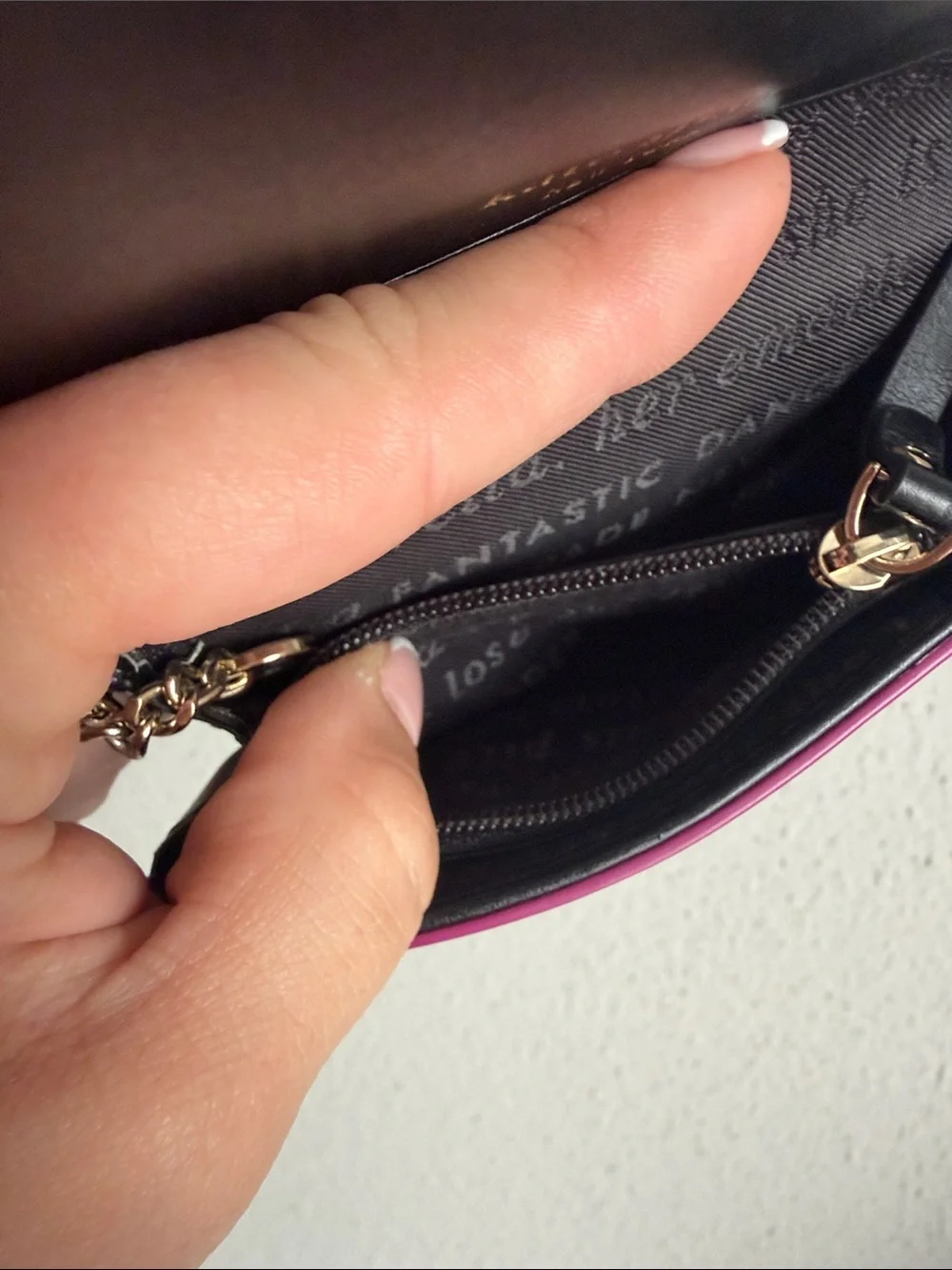 kate spade iridescent magenta